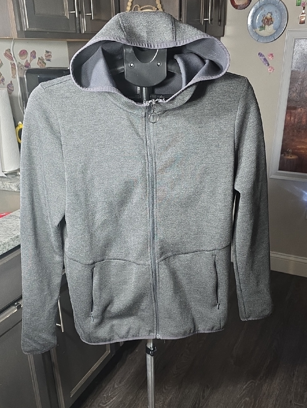 ZeroXposur Gray Hooded Jacket - Sleek Everyday Layer